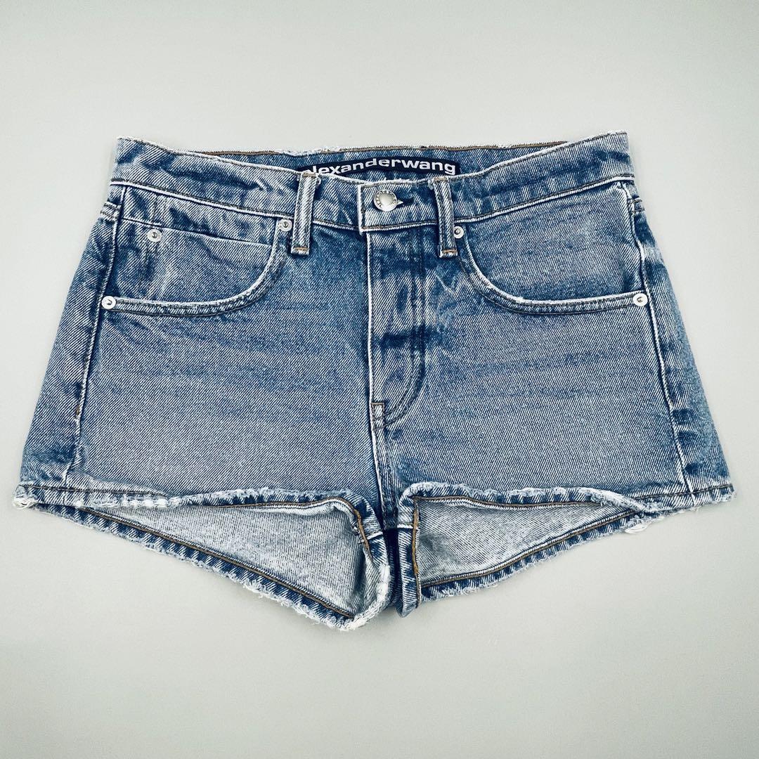 パンツ ALEXANDER WANG Bitty Micro Denim Shorts