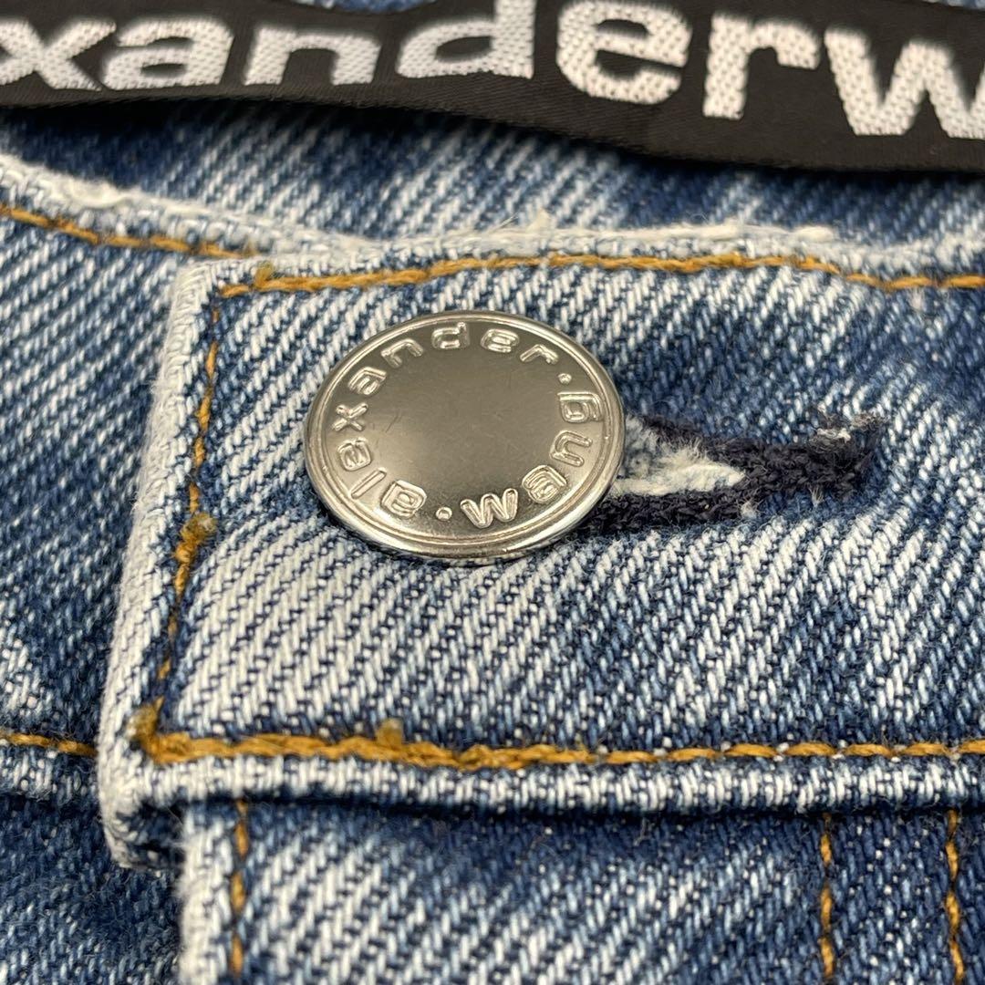 パンツ ALEXANDER WANG Bitty Micro Denim Shorts