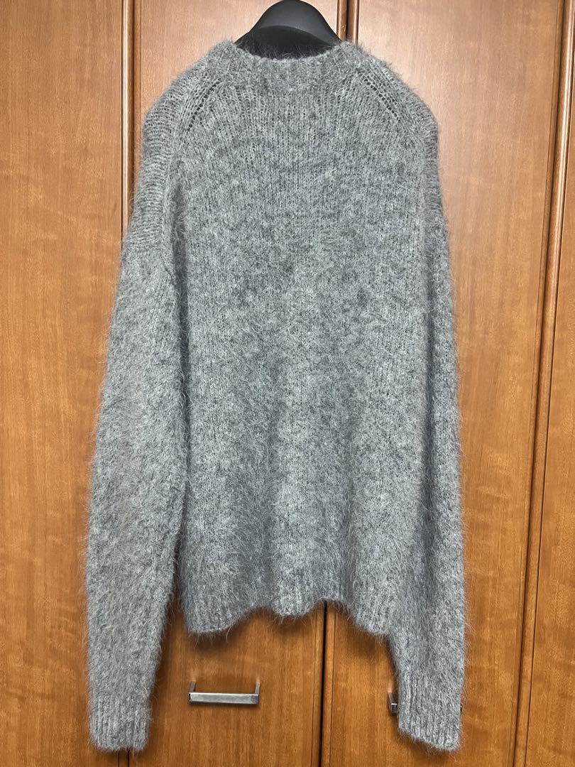 グレー 長袖ニット