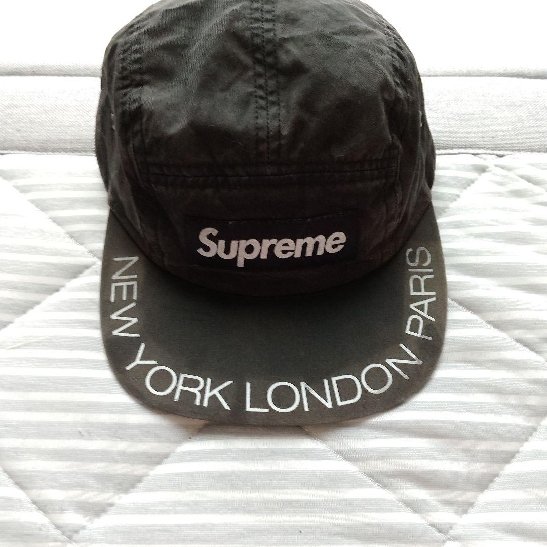 Supreme キャンプキャップ　黒　18ss商品