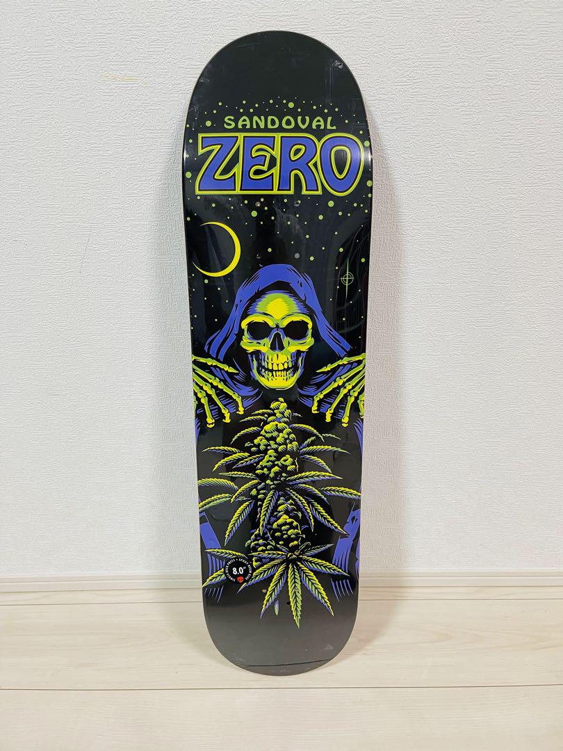 台湾製無地黒デッキテープ付き ZERO ゼロ 8.0*31.6デッキ