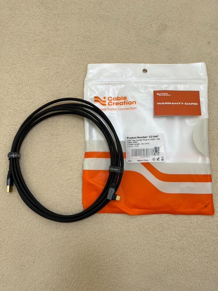 USB Cケーブル 延長ケーブル CableCreation スマホ 急速充電