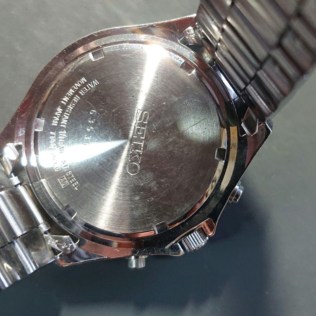 SEIKO 美品 パイロット クロノグラフ 7T92-0CF0腕時計