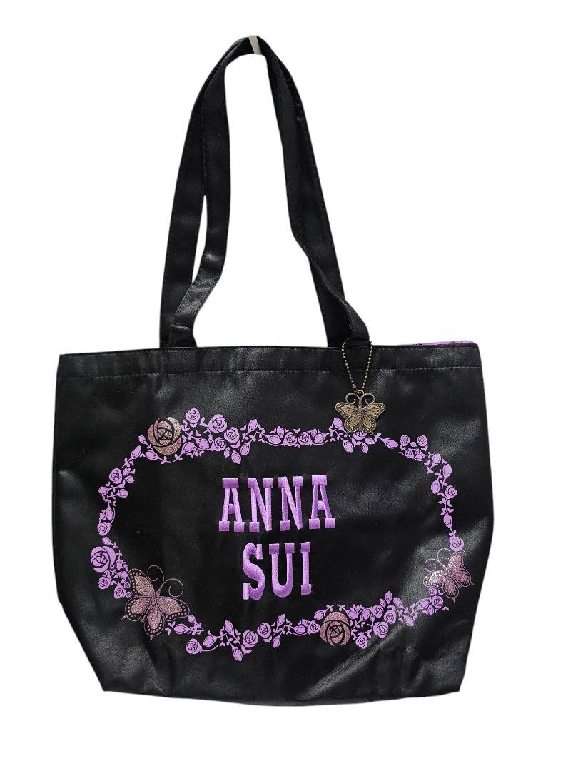 ANNA SUI アナスイ トートバッグ ビッグ巾着トート - メルカリ