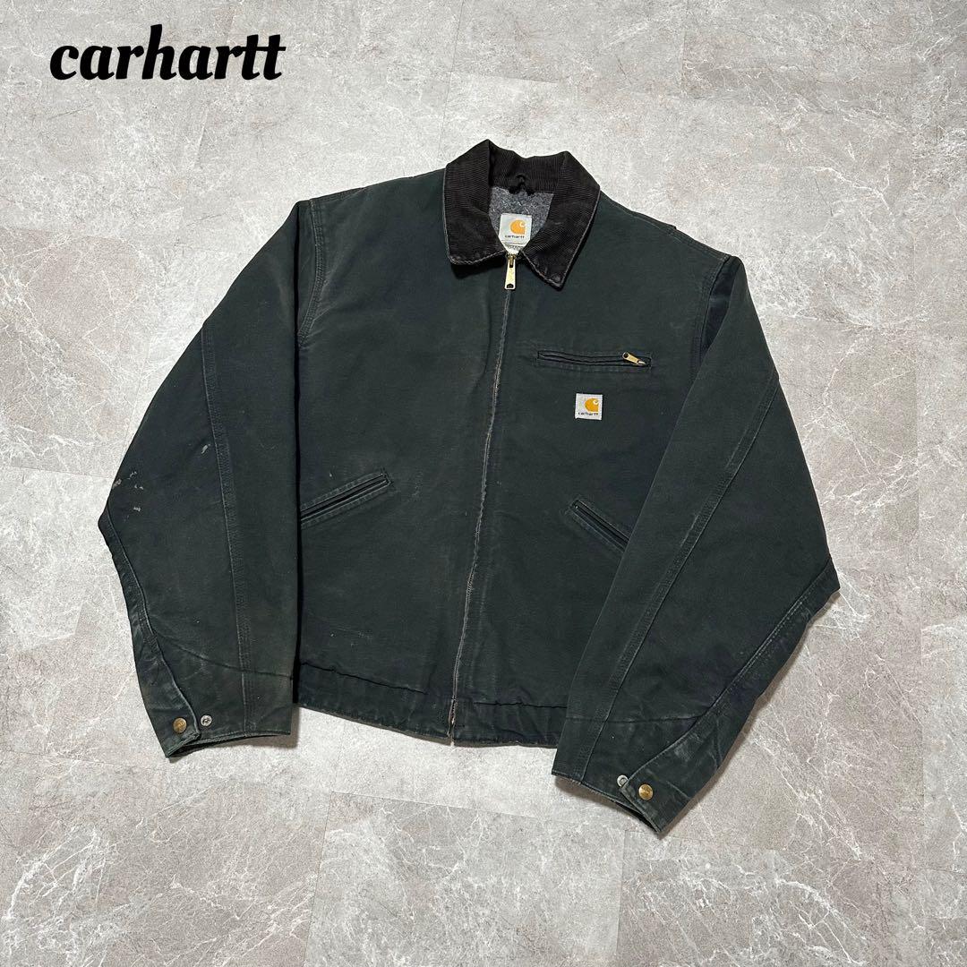 【雰囲気】USA製 カーハート デトロイトジャケット J01 BLK