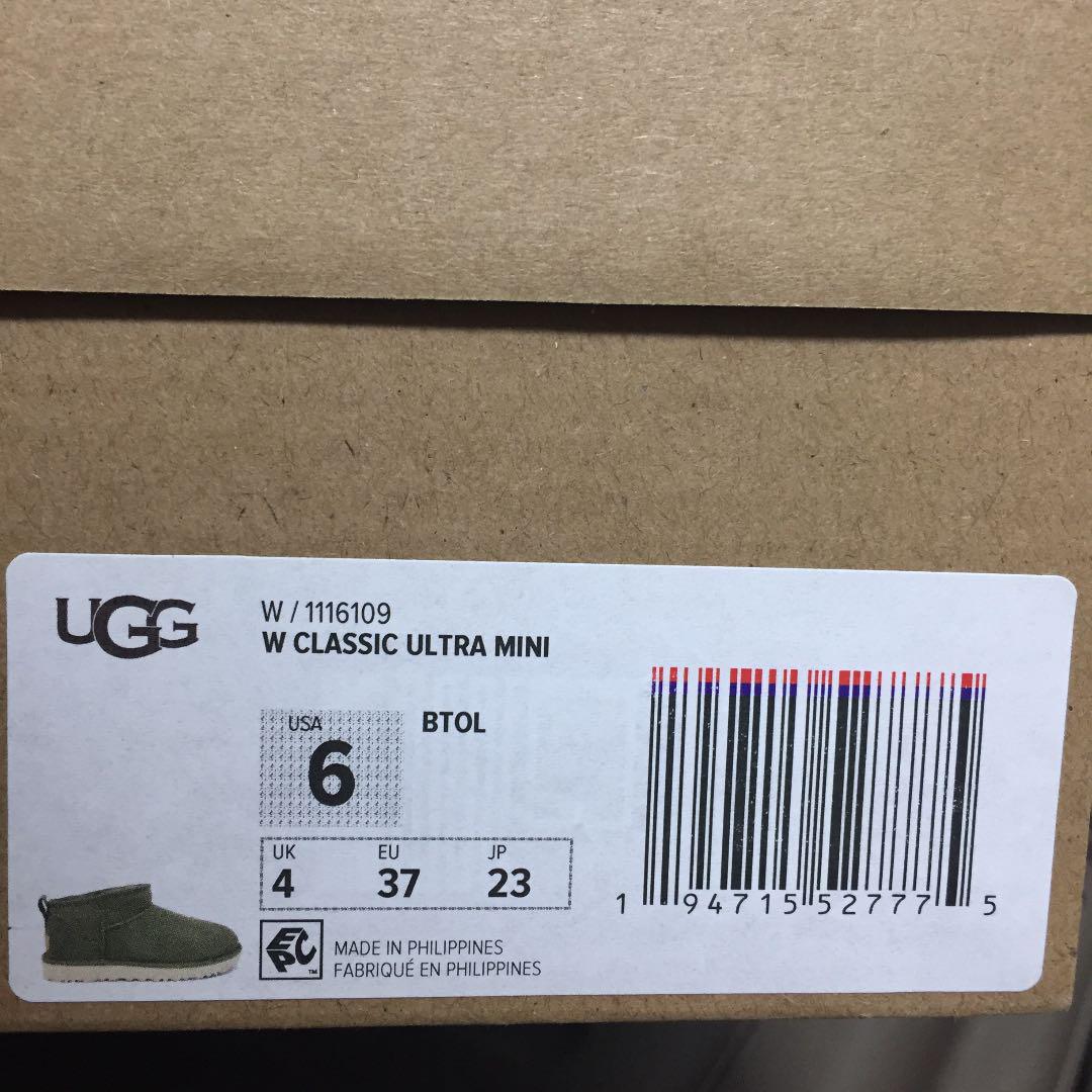 好評在庫 新品未使用 正規品UGGクラシックウルトラミニバーントオリーブ23センチ zFRXW-m54327109758 NEW限定品