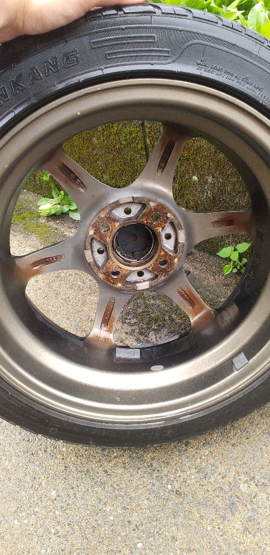 5本スポーク傷や汚れあり