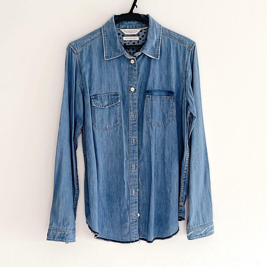 メゾンスコッチ (MAISON SCOTCH) デニムシャツ レディース