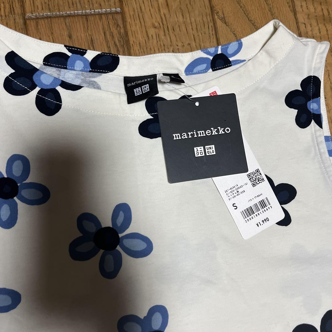 marimekko フラワープリント Tシャツ S marimekko（Tシャツ(半袖/袖なし)）のフリマアイテム一覧