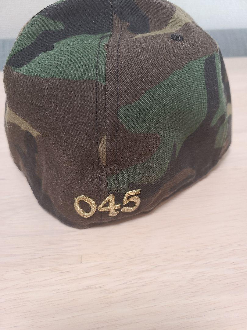 【激レア】045 NEW ERA　59FIFTY 7 3/8迷彩×GOLD刺繍