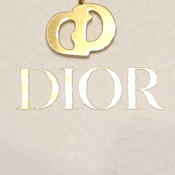 Dior ゴールド ネックレス ロゴ モチーフ