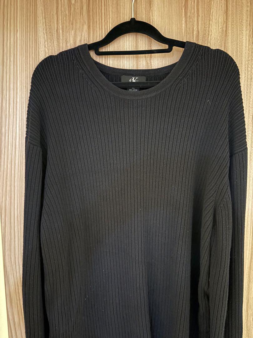 カルバンクライン Calvin klein コットンニットセーター メンズXL
