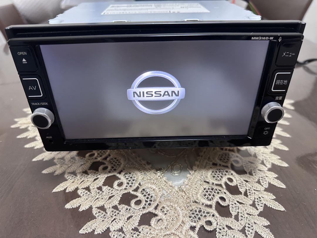 日産純正ナビ　MM 316D-W 専用 日産純正ナビ MM 316D-W - メルカリ