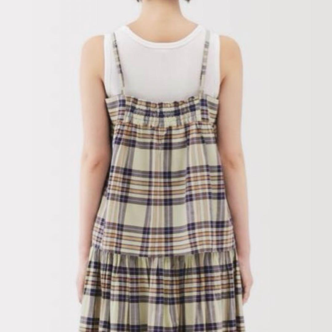 MUJI マドラスチェック セットアップ 上下セット XL・アイボリーチェック