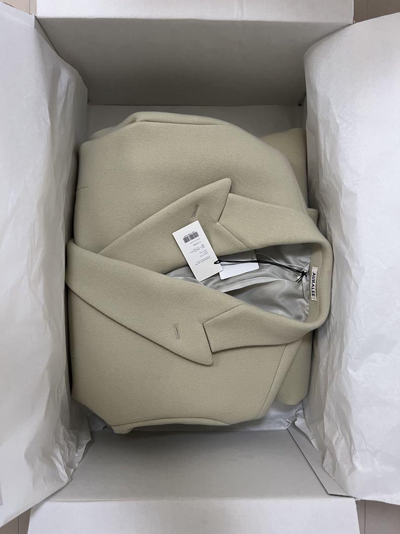 【未使用】AURALEE SPONGE WOOL MELTON COAT 4