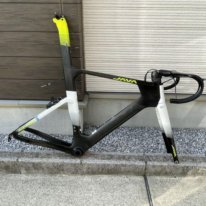 JAVA SUPREMA フレーム52サイズ＋エアロ一体型ハンドル付き