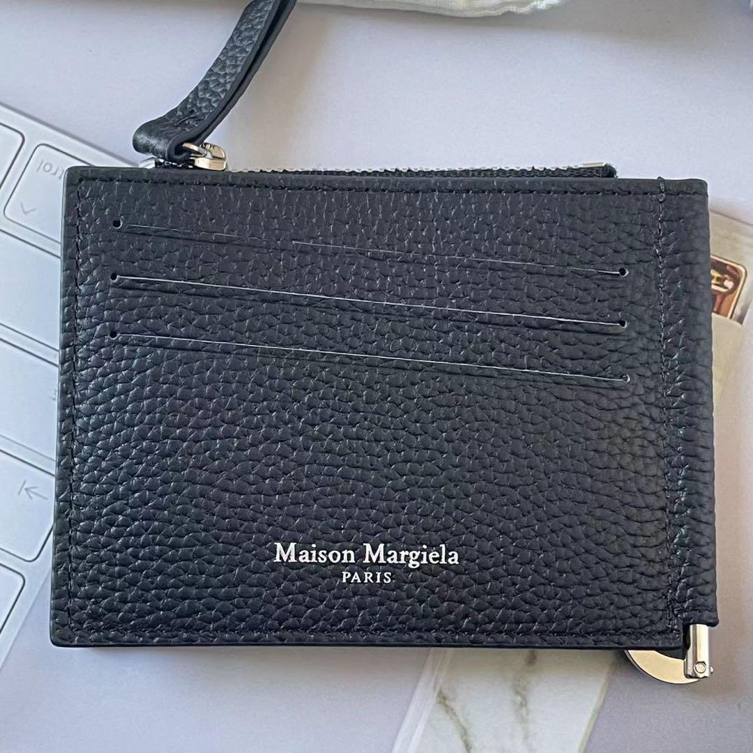 新品未使用 Maison Margiela mm6 マネークリップ ウォレット 新品 メゾンマルジェラ mm6 マネークリップ ウォレット ブラック