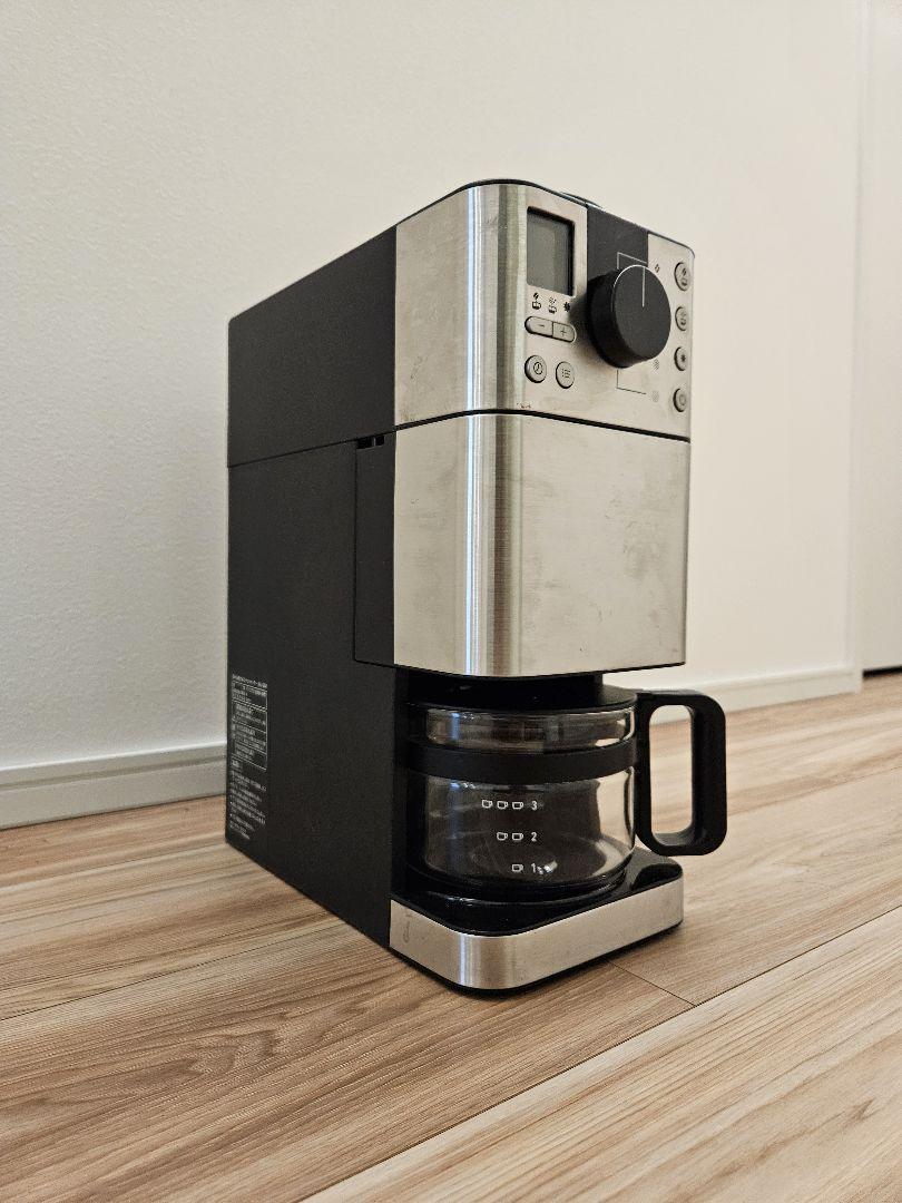 MUJI 無印良品 豆から挽けるコーヒーメーカー 型番:MJ-CM1