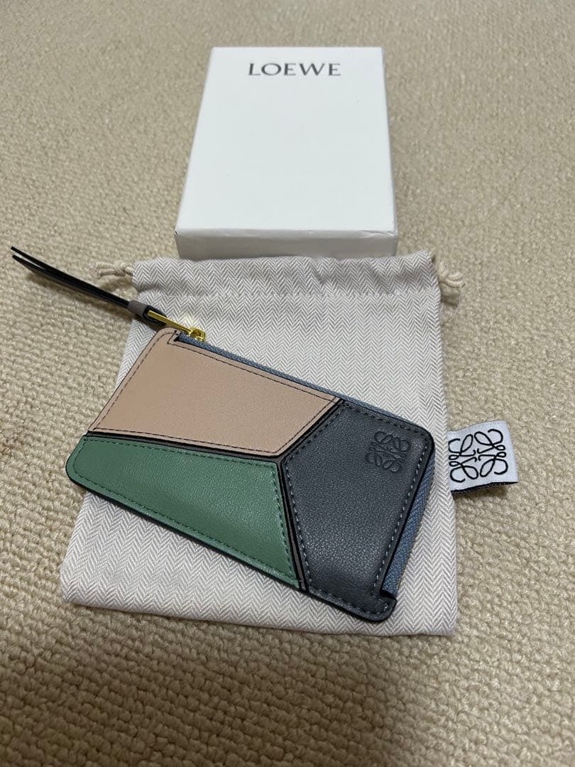 LOEWE フラグメントケース カード、コインケース　多色 レザー