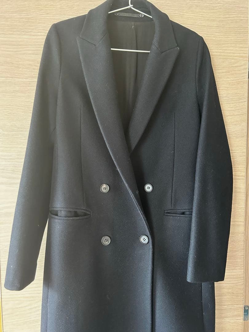 ALLSAINTS ダブルブレストロングコート ネイビー系 ALLSAINTS ダブルブレストロングコート ネイビー系