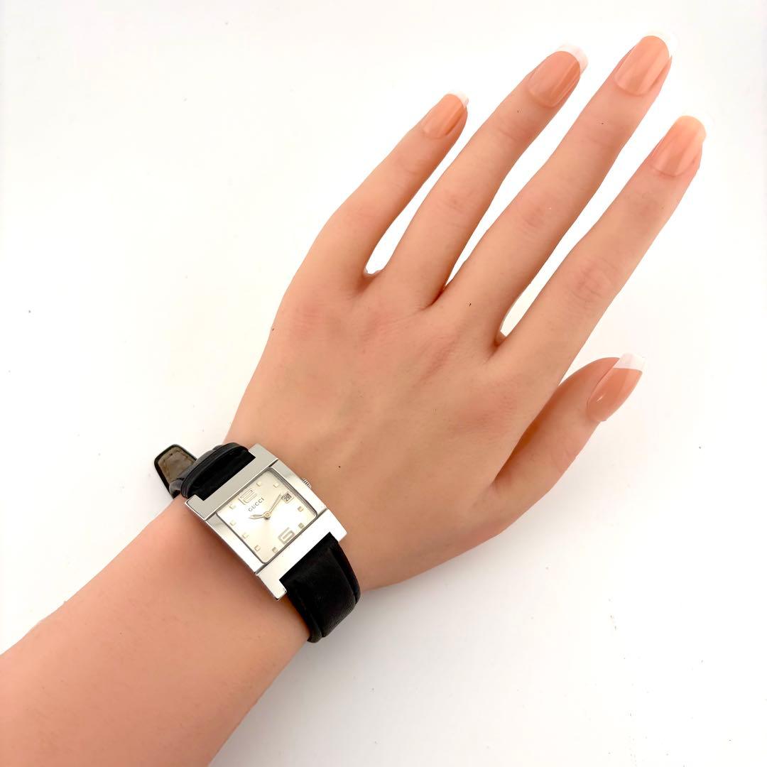 希少/新品電池/稼働】グッチ 7700L 腕時計 デイト ドレス クォーツ