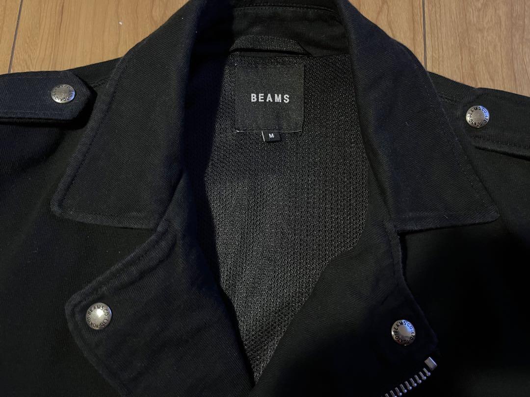 美品BEAMS スエットライダース ダブルライダース