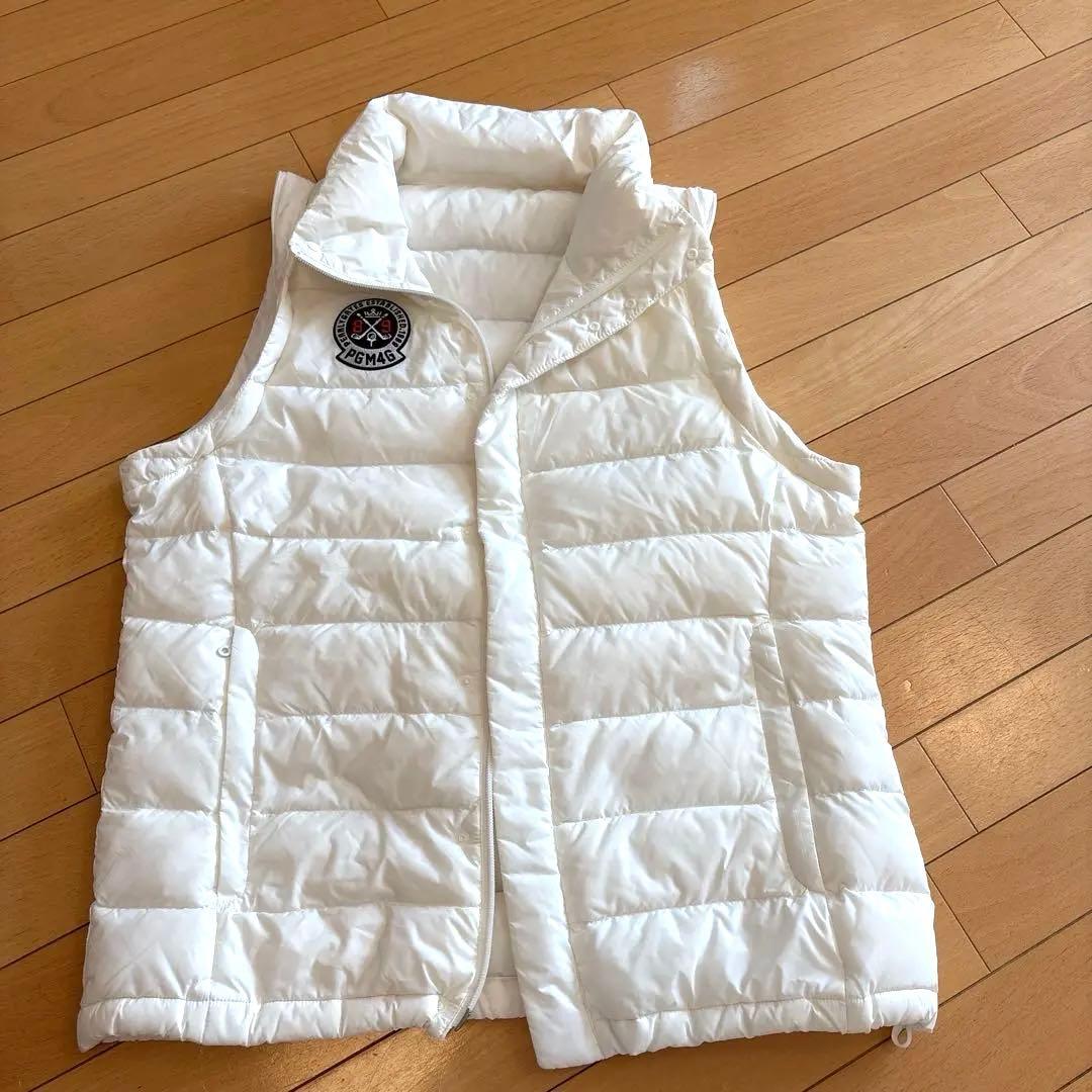 パーリーゲイツ ダウンジャケット ツーウェイ 白 メンズ エルサイズ(5) パーリーゲイツ ダウンジャケット ツーウェイ 白 メンズ エルサイズ(5)