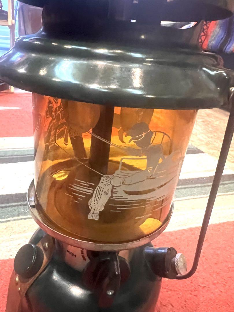 Coleman Lantern ツーマントル　レザーカスタム　ケース付き