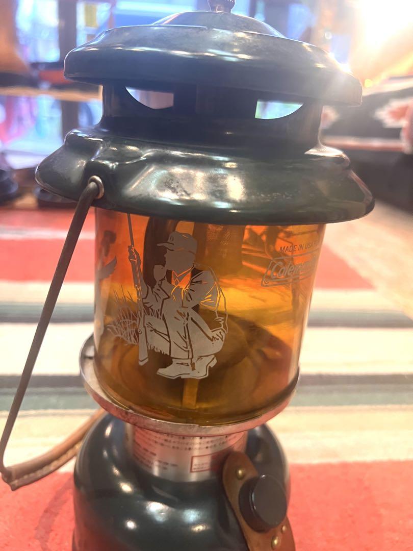 Coleman Lantern ツーマントル　レザーカスタム　ケース付き