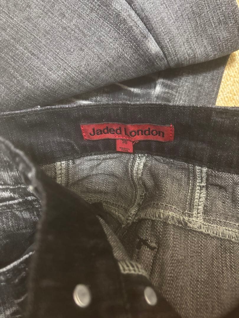 JADED LONDON ブーツカット ドリフト ジーンズ デニム w30 黒