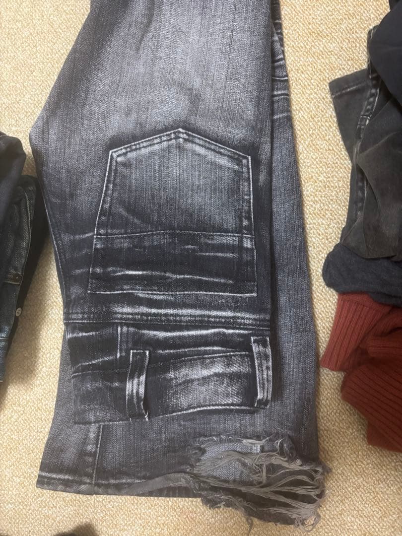 JADED LONDON ブーツカット ドリフト ジーンズ デニム w30 黒
