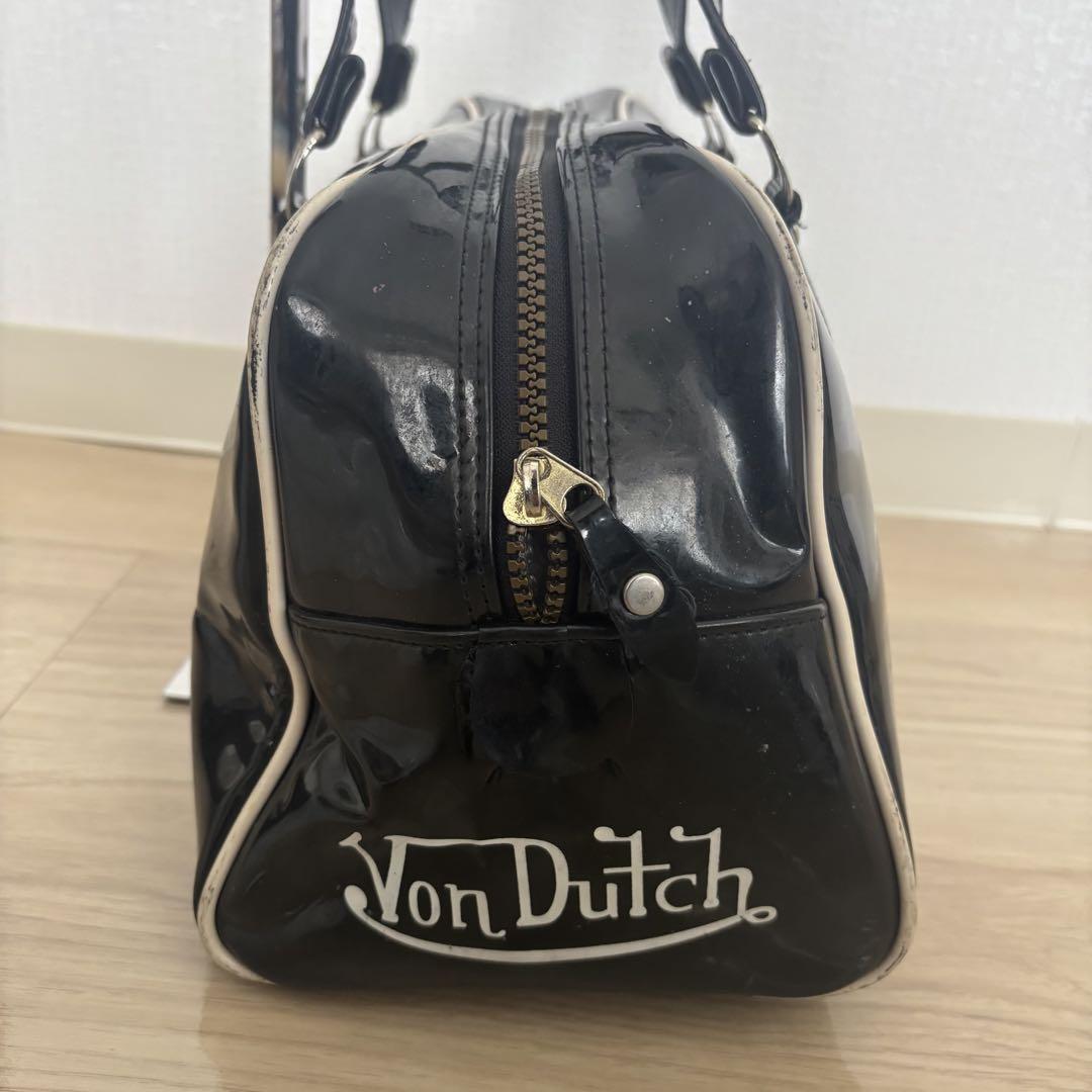 本物】Von Dutch ミニボストンバッグ y2k ヴィンテージ 黒