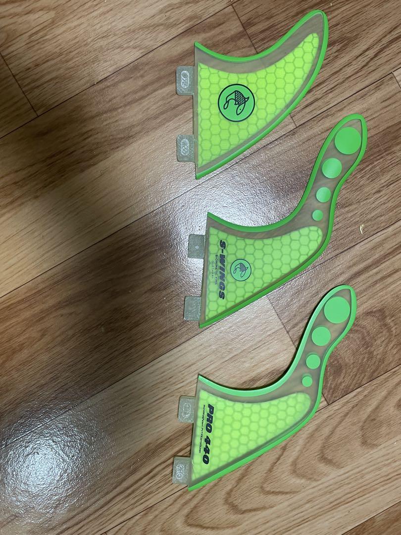 FCS1用　S-wing fin 440トライフィン