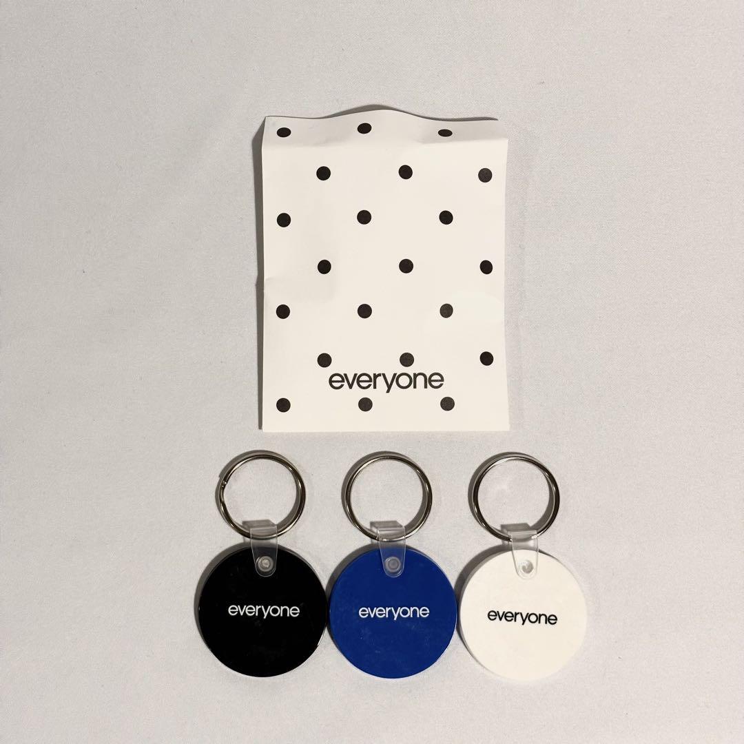 everyone rubber keychain 3色セット