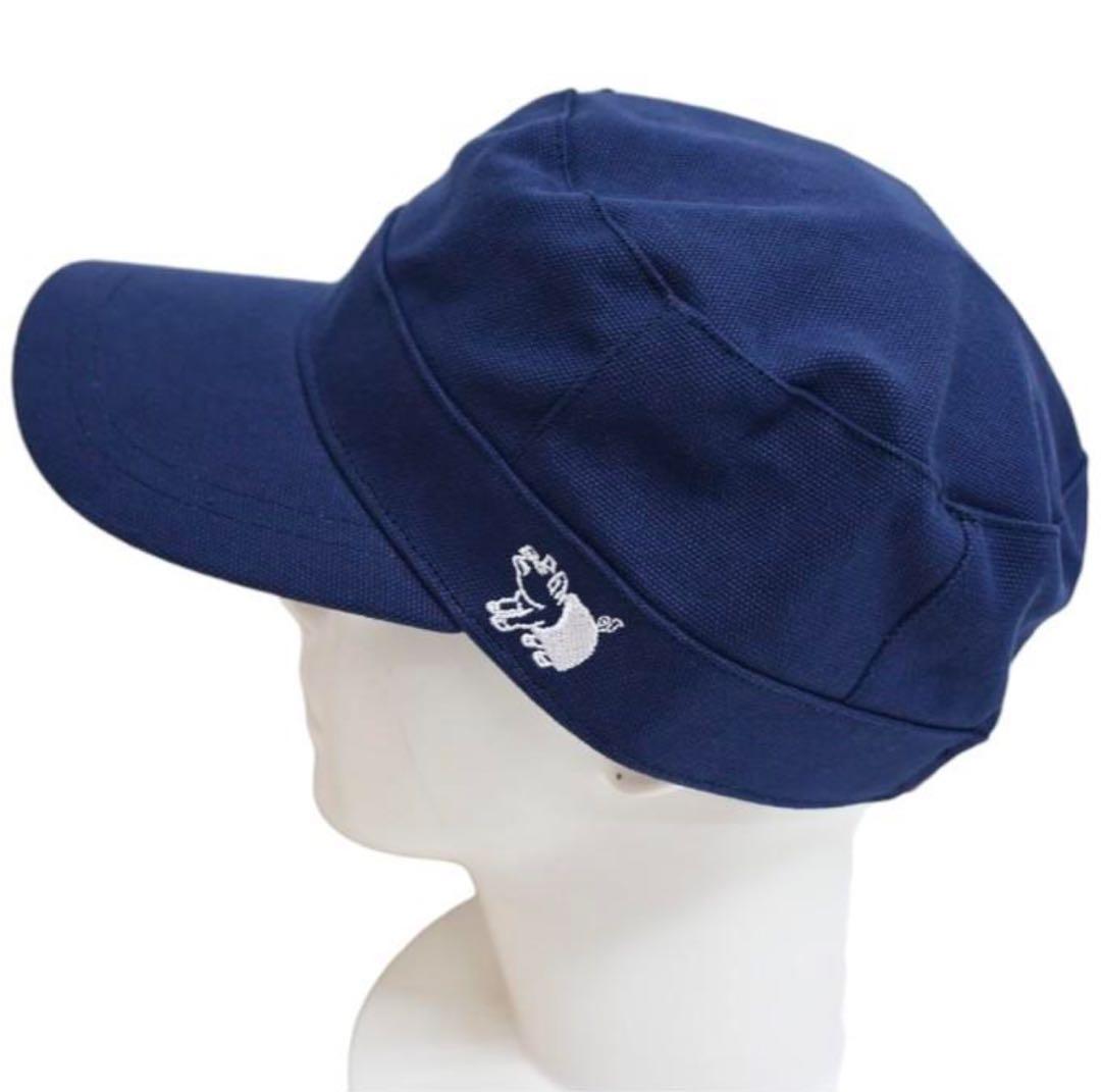 新品未使用　ステュディオダルチザン　ワークキャップ　帽子　ネイビー