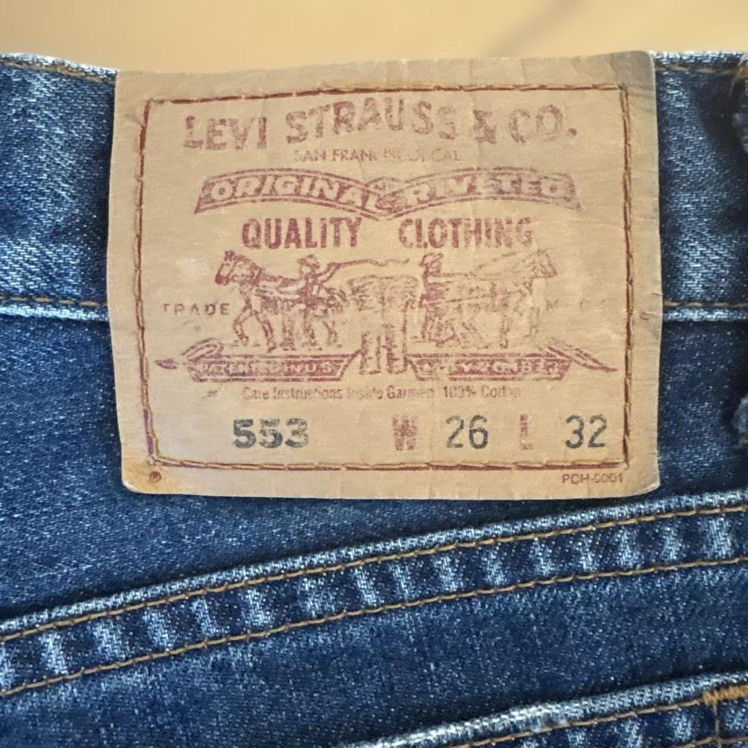 ☆希少☆90'sLevi's 553 W26 L32 日本製