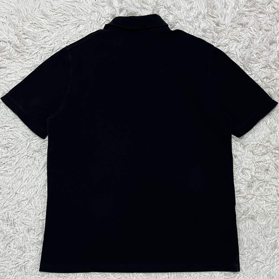 希少サイズ✨フレッドペリー　ポロシャツ　鹿の子　ブラック　46サイズ　3XL