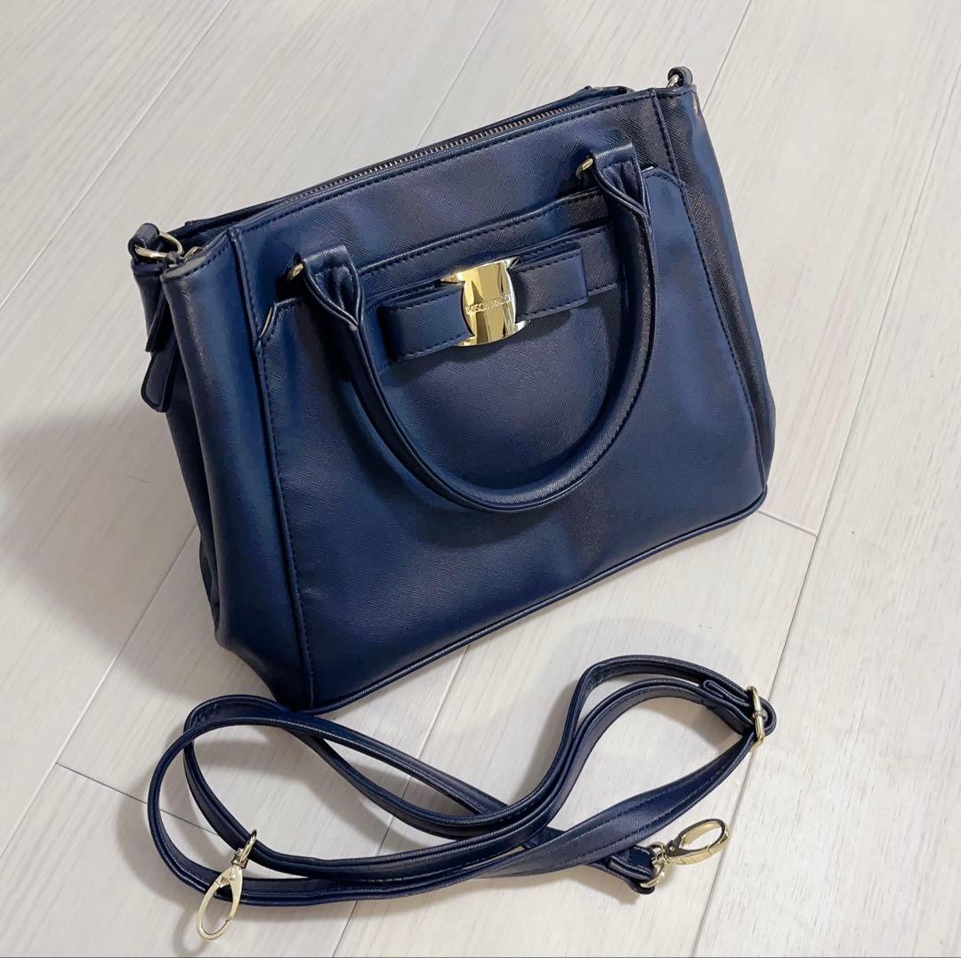 【MISCH MASCH】リボントートバッグ (ショルダー付き) 5,500円