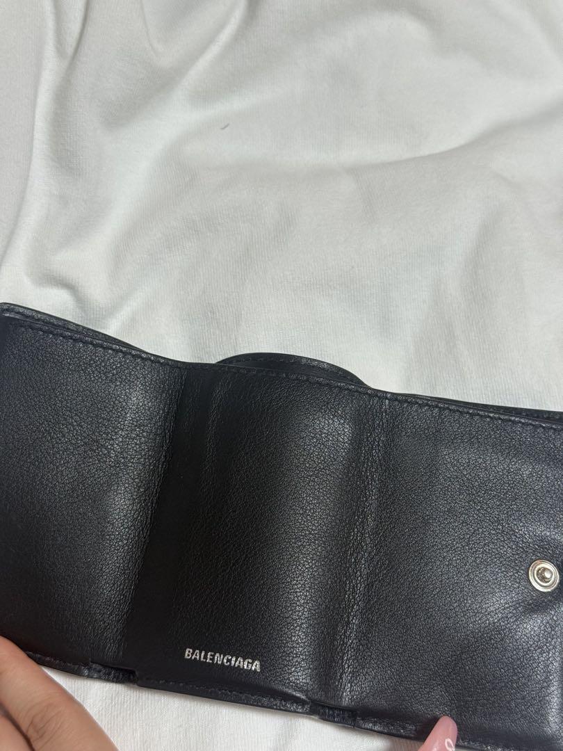 BALENCIAGA ブラック 三つ折り財布 - メルカリ