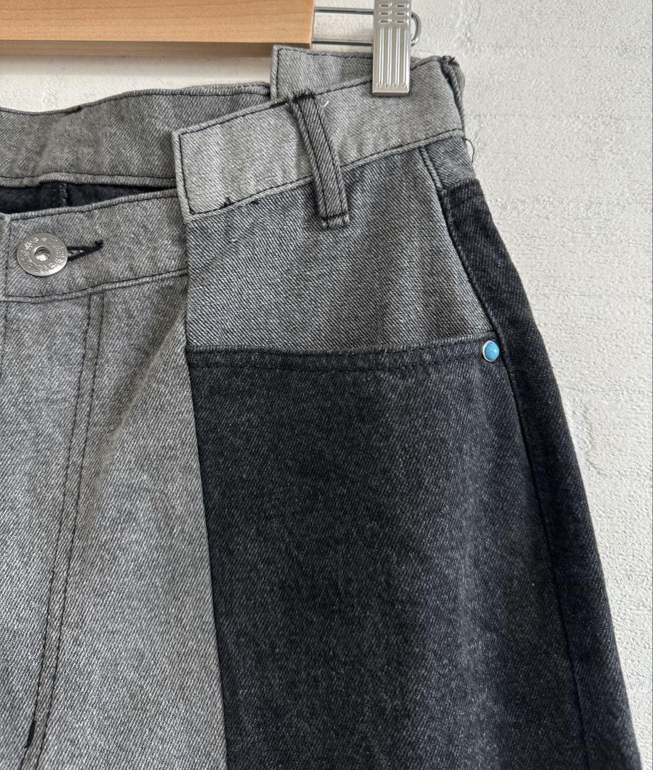 DANKE SCHON ダンケシェーン/リメイクデニムパンツ メンズ レディース
