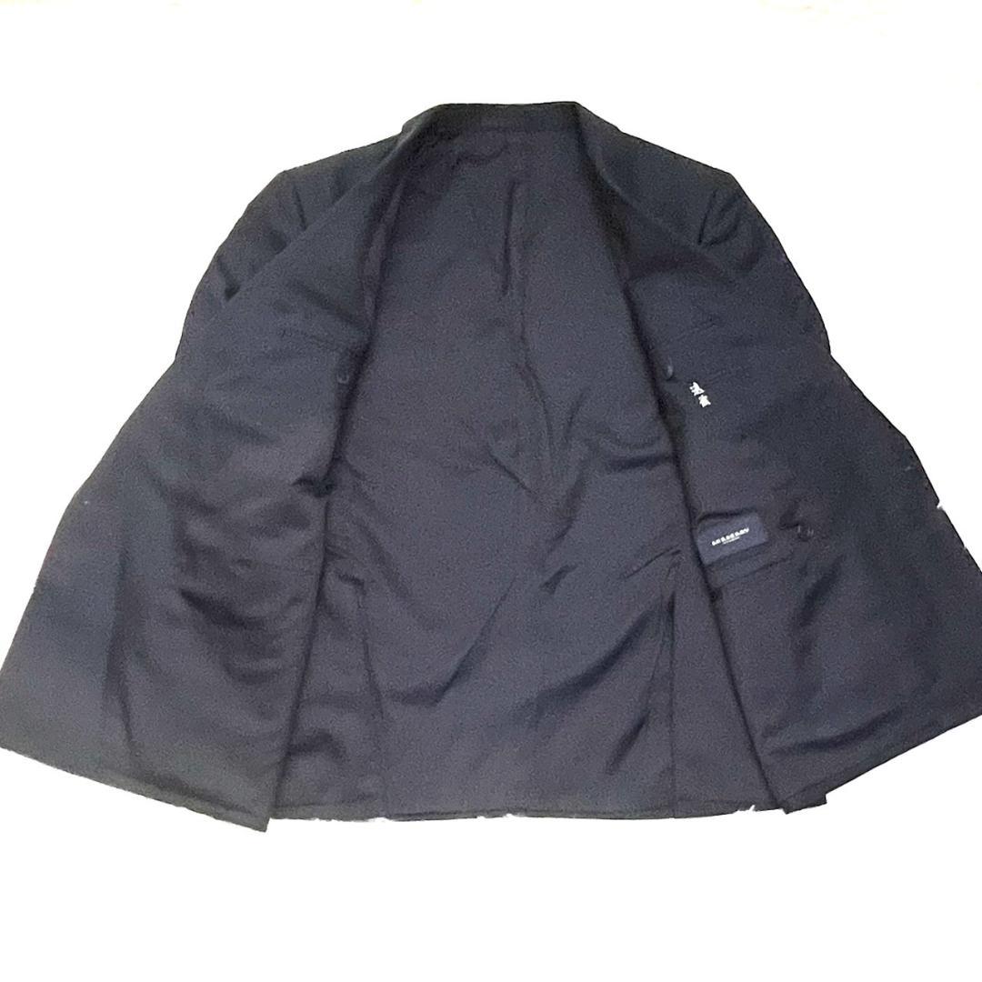 BURBERRY ネイビー ダブルブレスト ブレザー Lサイズくらい 美品】BURBERRY バーバリー ダブルブレスト ブレザー ダーク
