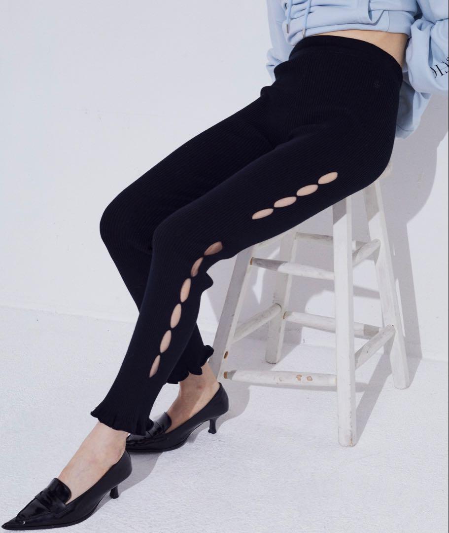 SORIN Cotton Cashmere Eyelet Leggings