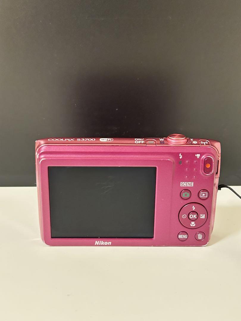 Nikon デジタルカメラ COOLPIX S3700 ピンク 光学8倍ズーム