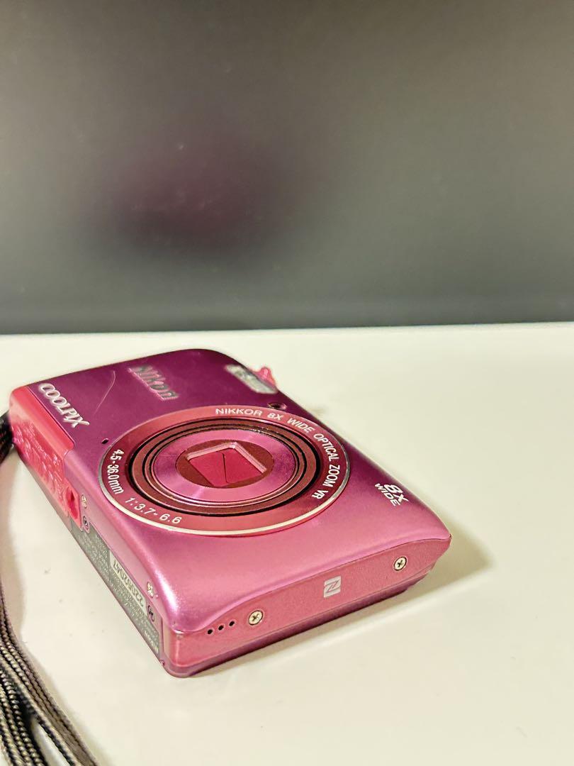 Nikon デジタルカメラ COOLPIX S3700 ピンク 光学8倍ズーム