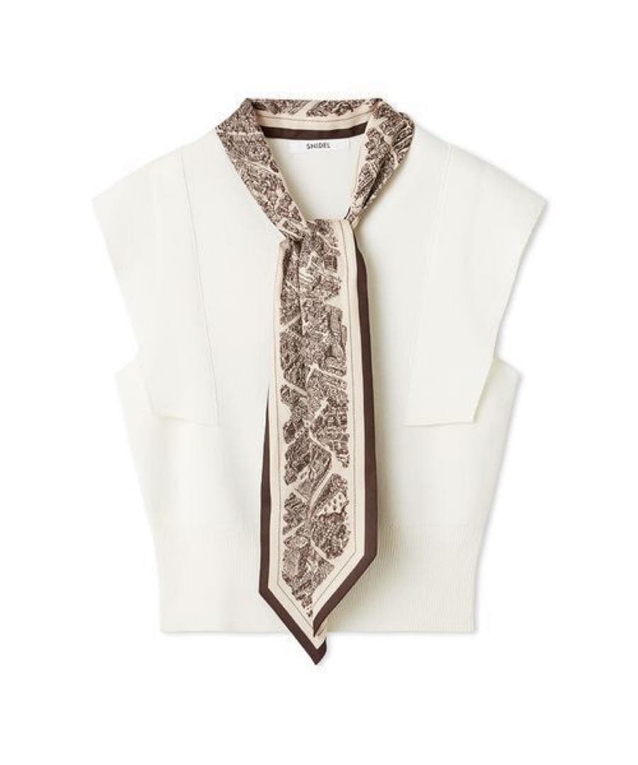 SNIDEL Sustainableタイセットノースリニットプルオーバー