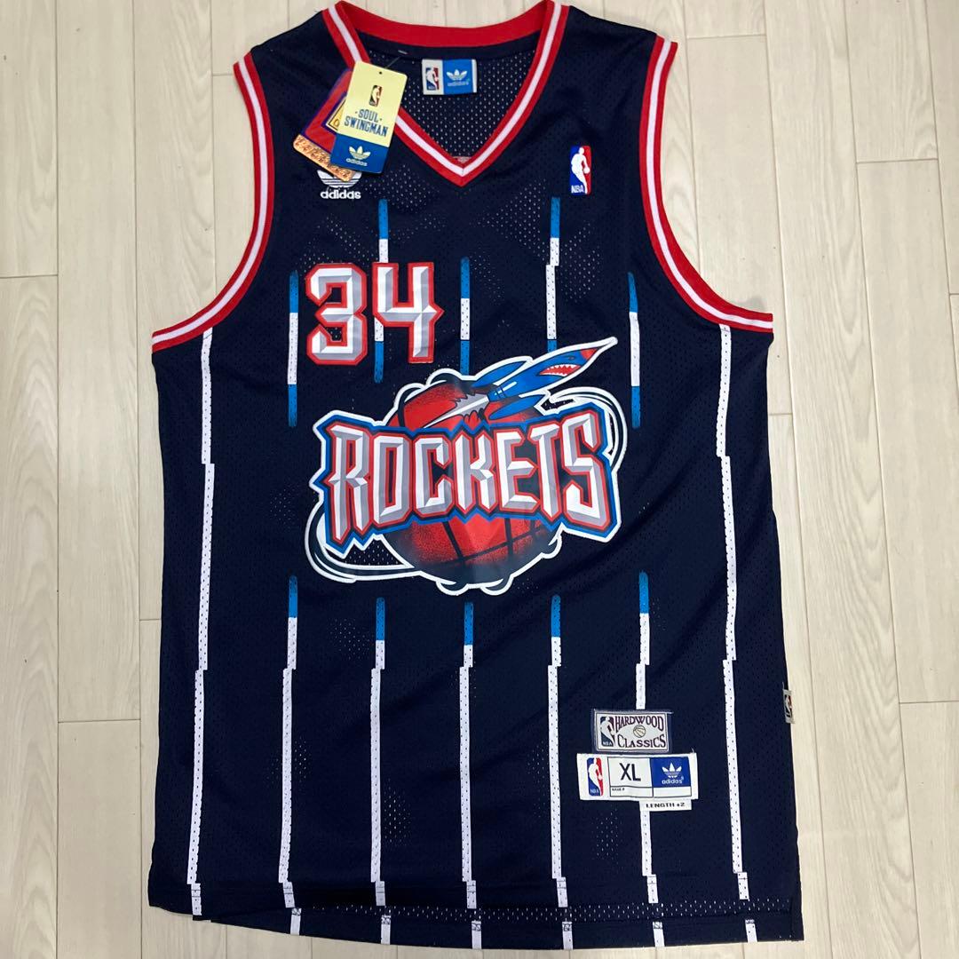 未使用品 NBA Rockets ユニフォーム XL adidas オラジュワン 未使用品 NBA Rockets ユニフォーム XL adidas オラジュワン