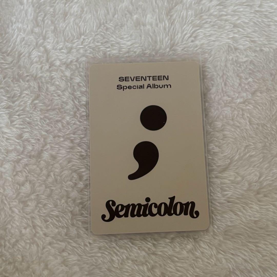 ❶ SEVENTEEN ドギョム Semicolon サウンドウェーブ トレカ ➀ SEVENTEEN ドギョム Semicolon サウンドウェーブ トレカ アイドル