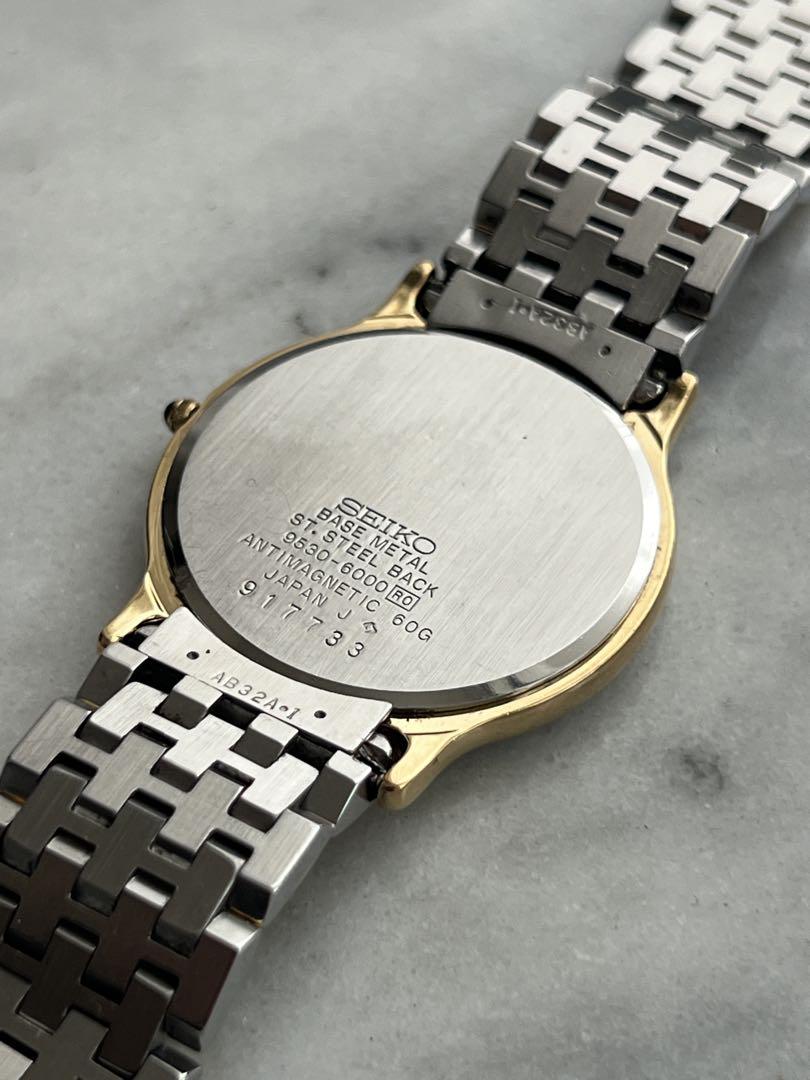 国内外の人気 ドルチェ セイコー SEIKO 電池交換済み】レア DOLCE メンズ コンビ 時計