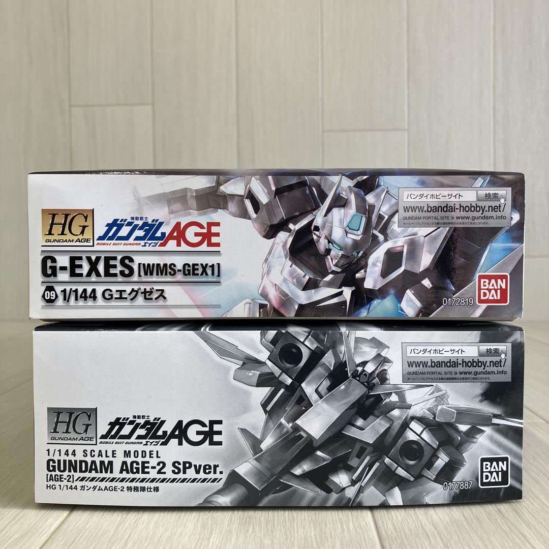 HG1/144GUNDAM AGE Gエグゼス＆AGE-2 SPver.セット