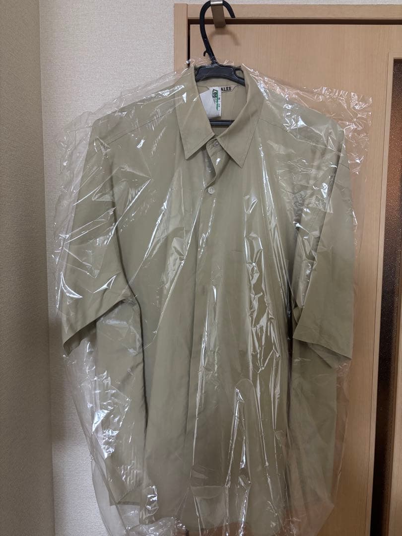 【AURALEE】WASHED FINX TWILL BIG 半袖シャツ